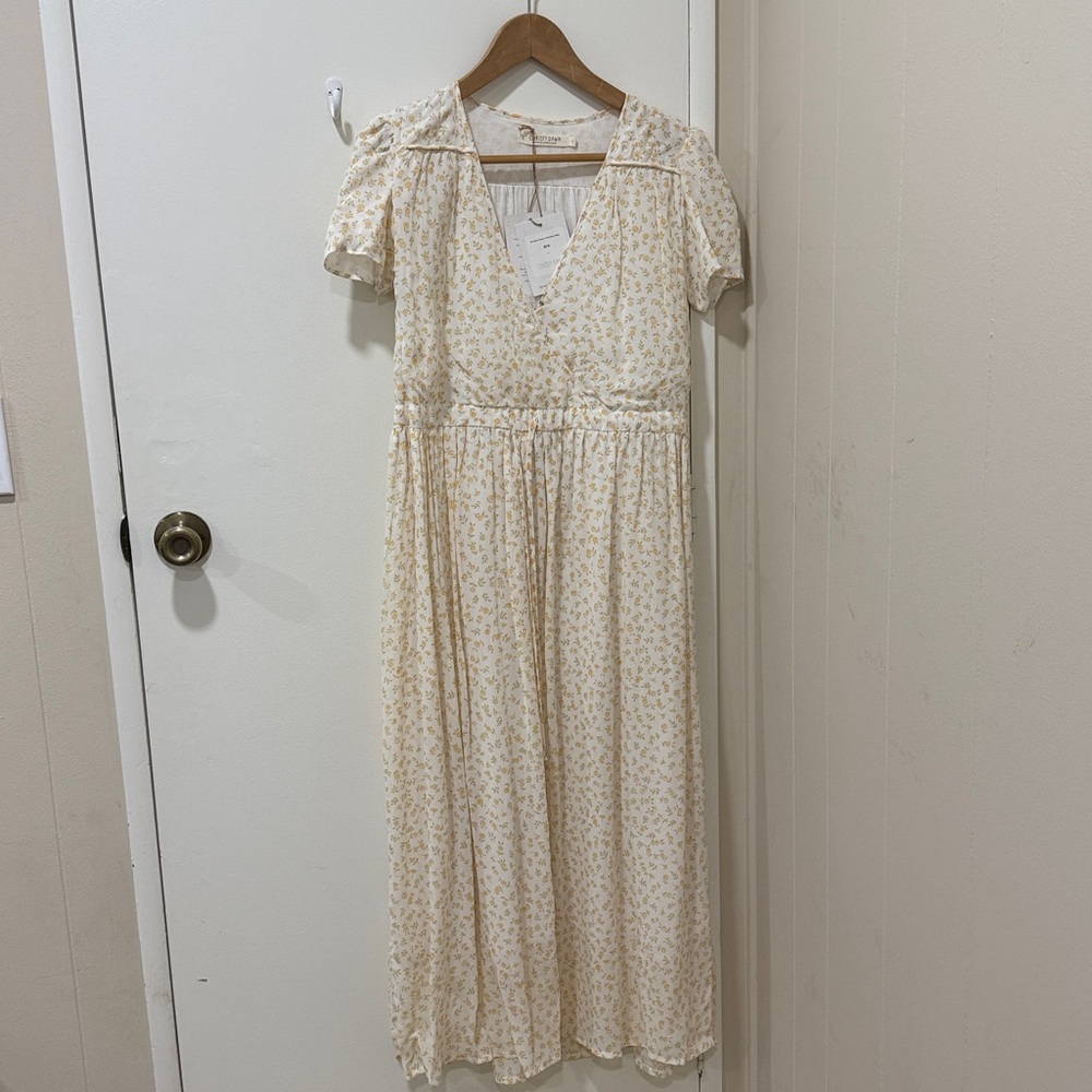 Christy Dawn Cream Floral Dress